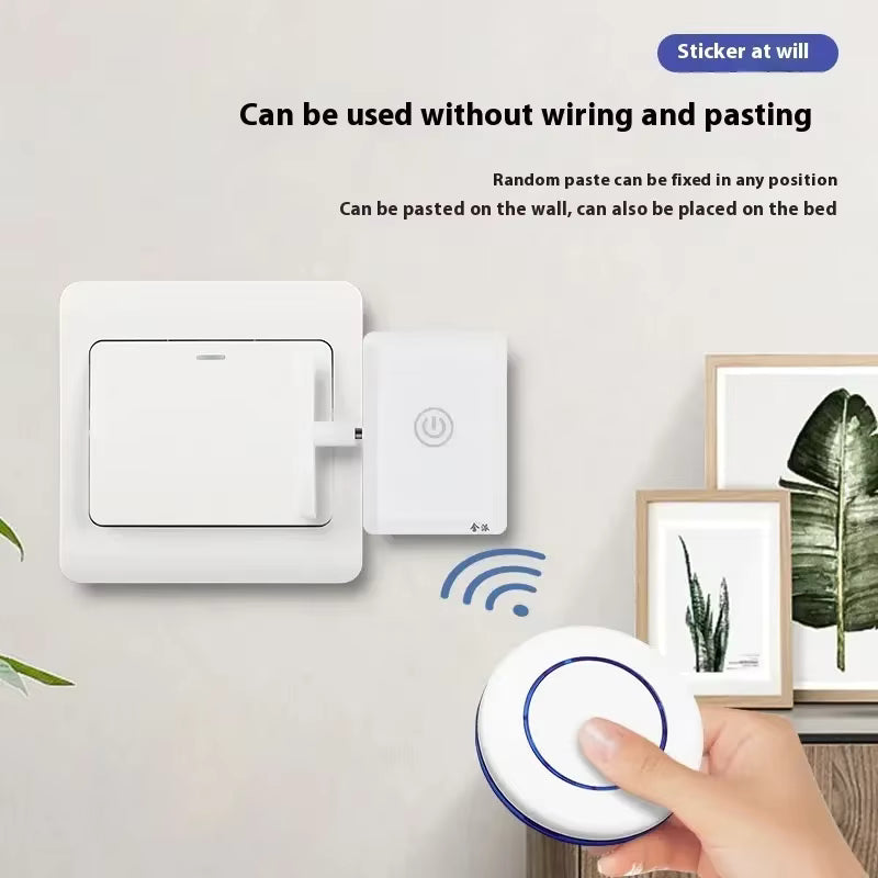 Botón Inteligente Adhesivo con Control Remoto – Sin Cableado