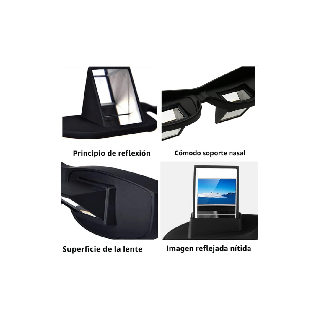 Gafas Prismáticas para Leer y Usar el Móvil Tumbado